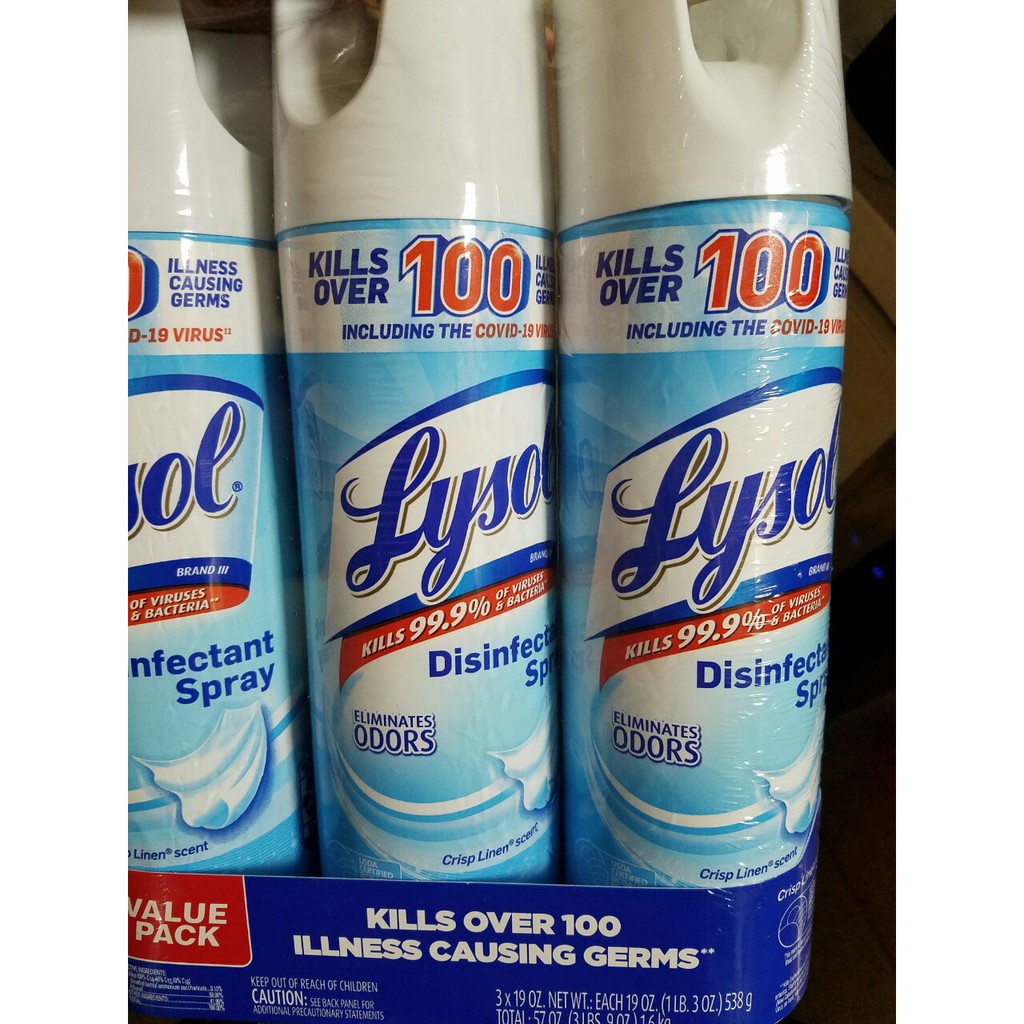 Lysol xịt phòng diệt khuẩn khử trùng 538g