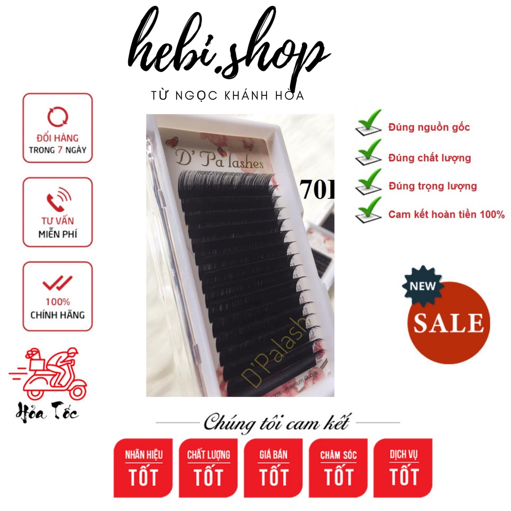 Mi chồn D Pa lashes  16 line
