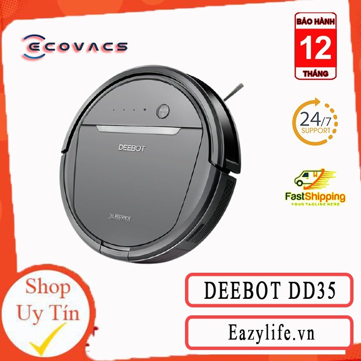 Robot Lau Nhà Ecovacs DD35/33 Công Nghệ Mỹ Rẻ Nhất Thị Trường, Robot Lau Nhà, Máy Hút Bụi Tự Động-Giadunghome.com . Hot.