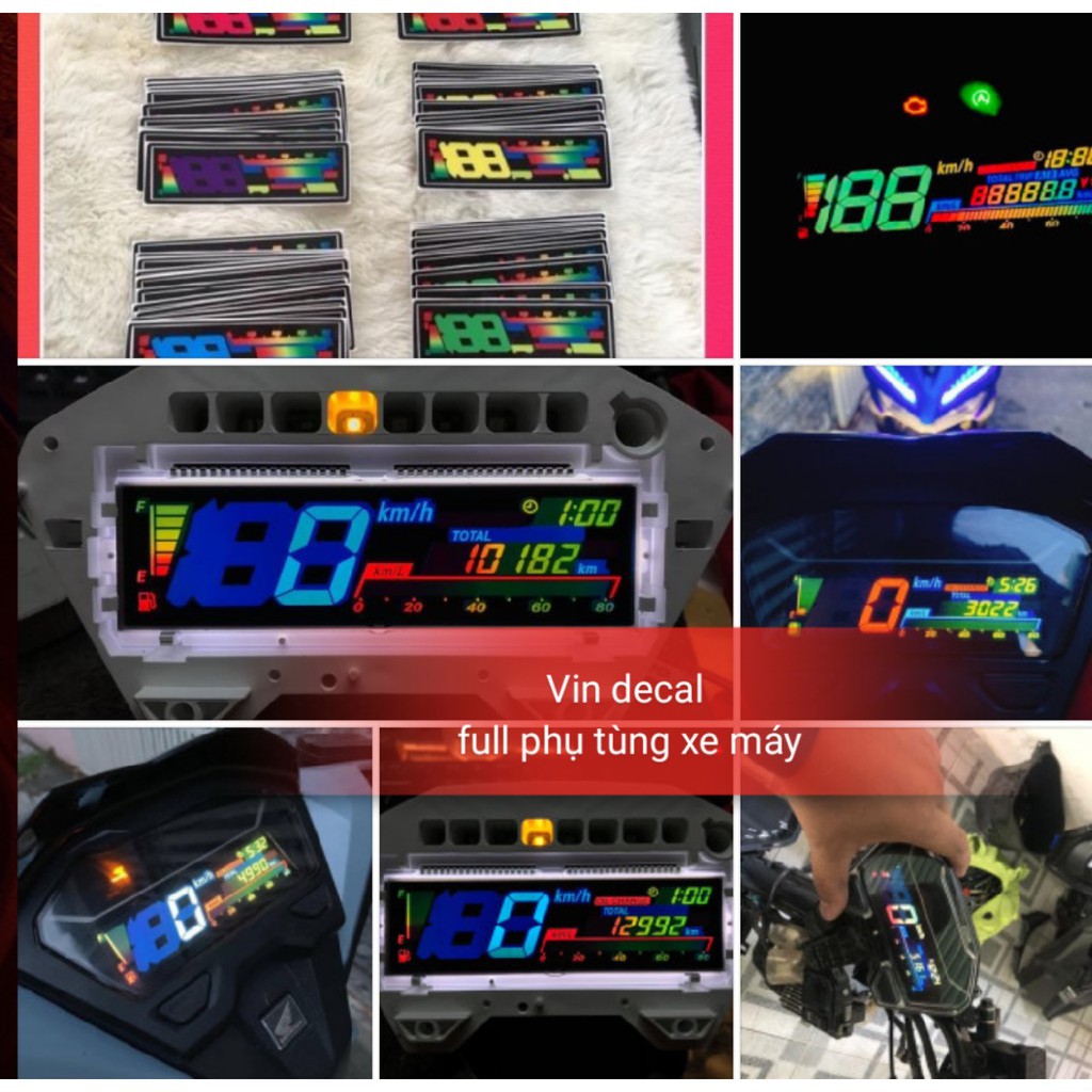 FILM 7 MÀU DÁN ĐỒNG HỒ VARIO 2018-2020 - dochoixemay