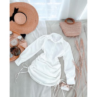 ĐẦM SƠ MI RÚT HÔNG