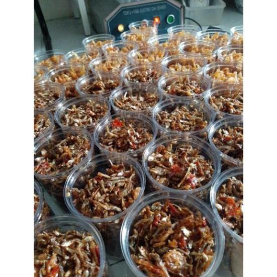 220gr Khô cá cơm rim tỏi ớt [ Hình shop chụp - thật 100% ]