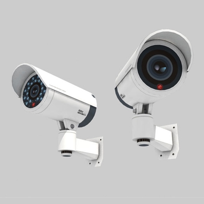 Mô hình camera bằng giấy chân thực tỷ lệ 1/1 sử dụng trang trí