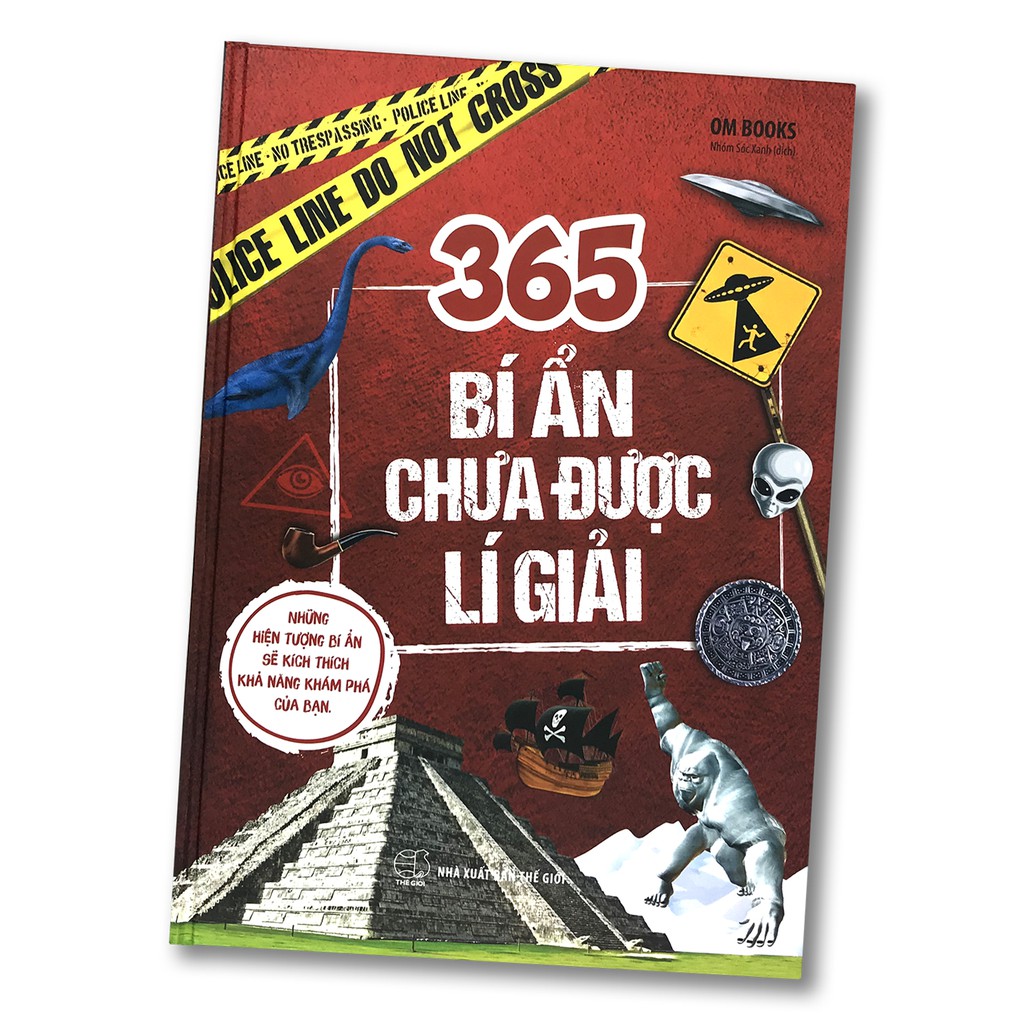 Sách - 365 Bí Ẩn Chưa Được Lí Giải(tặng sổ tay)