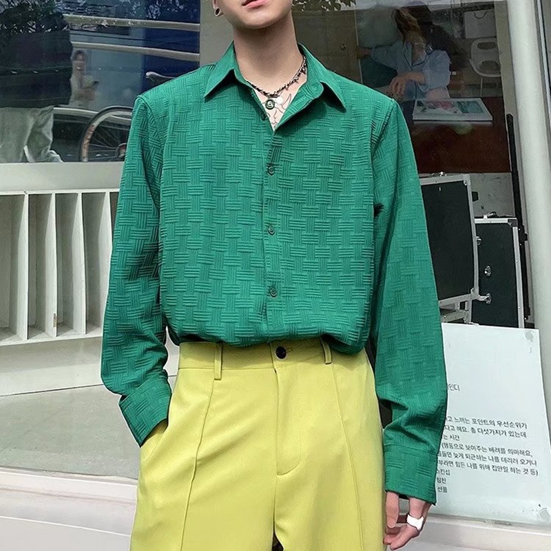 Áo Sơ Mi Tay Dài Phong Cách Thời Trang Hàn Quốc Mới Size M-3xl