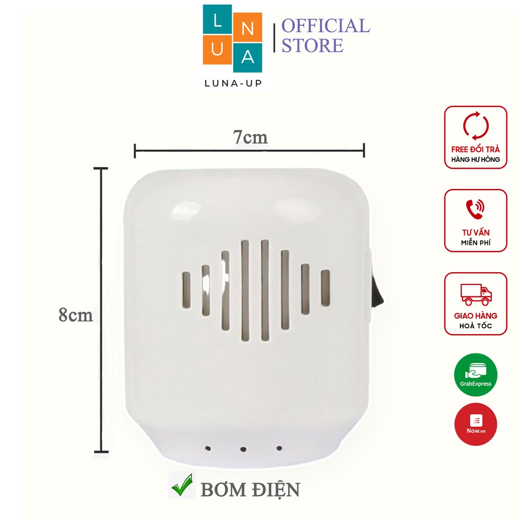 Bơm hút chân không điện LUNA UP cho túi hút chân không đựng quần áo