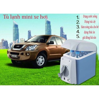 Tủ lạnh cho xe hơi 7.5 lít port able electronic , 7l5