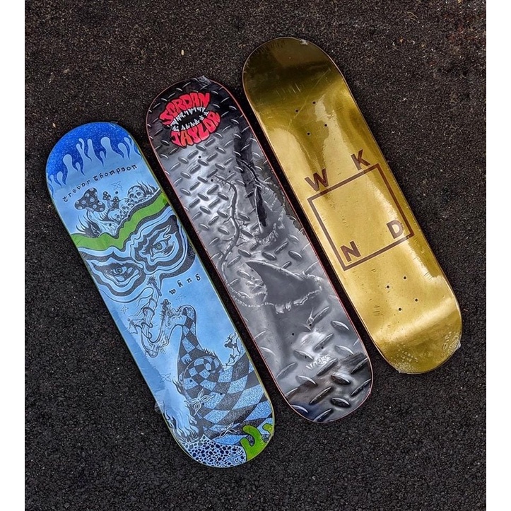 Mặt Ván Trượt Skateboard Cao Cấp Mỹ - WKND TEAM GOLD PLATED LOGO DECK