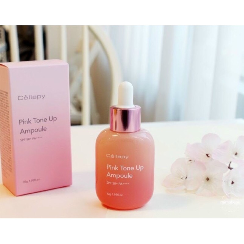 Tinh chất Dưỡng trắng Cellapy Pink Tone Up Ampoule