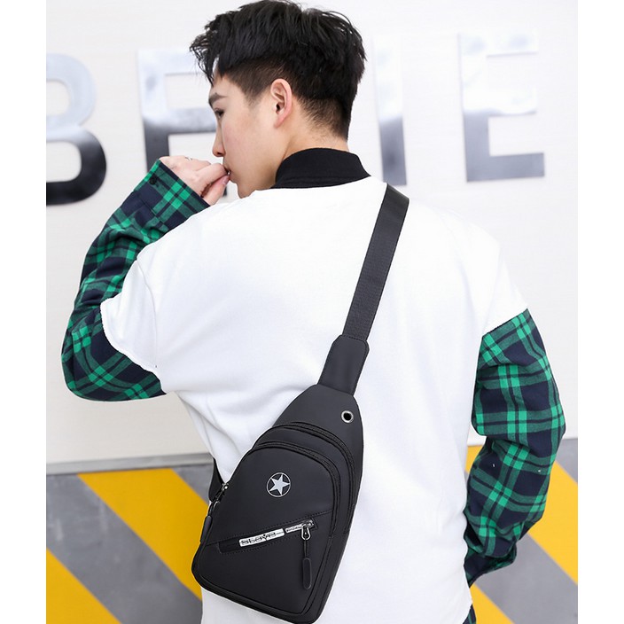 Túi đeo chéo nam ngôi sao phong cách Hàn Quốc