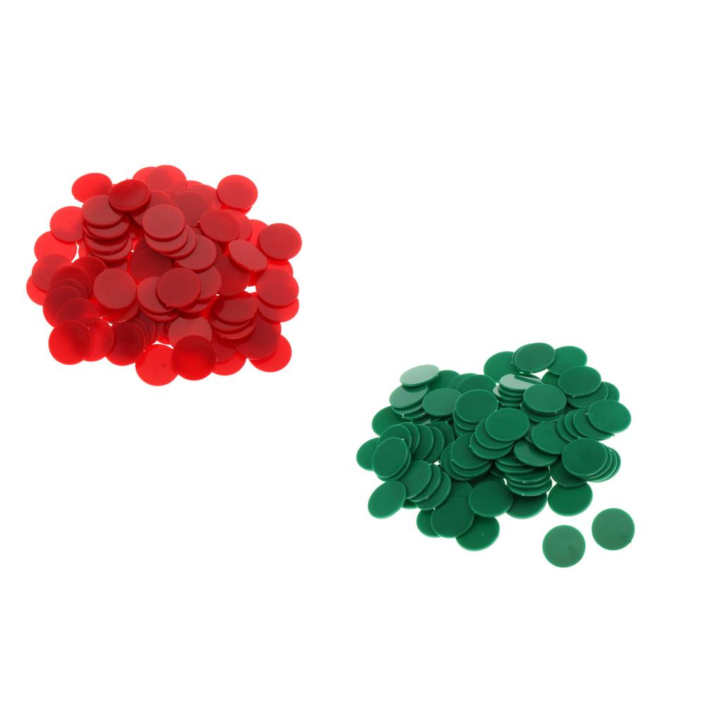 Xu Nhựa 25mm - 10 màu - Phụ Kiện Trò Chơi - 50 xu/1 gói