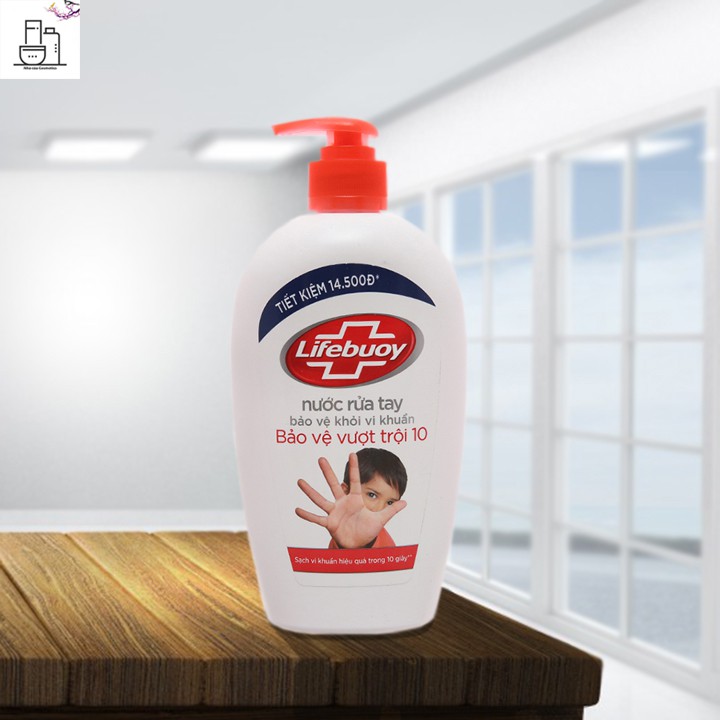 Nước Rửa Tay Lifebuoy Bảo Vệ Vượt Trội 500g