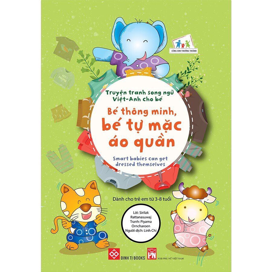 Sách - Truyện tranh song ngữ Việt-Anh cho bé (12 tập)