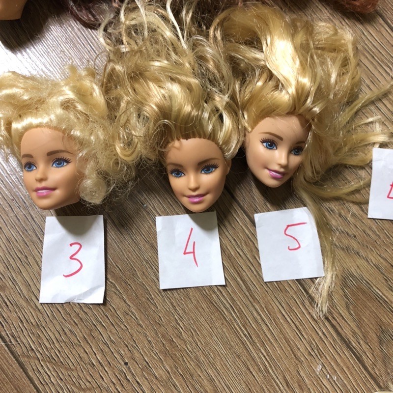 B7A- Đầu búp bê barbie chính hãng