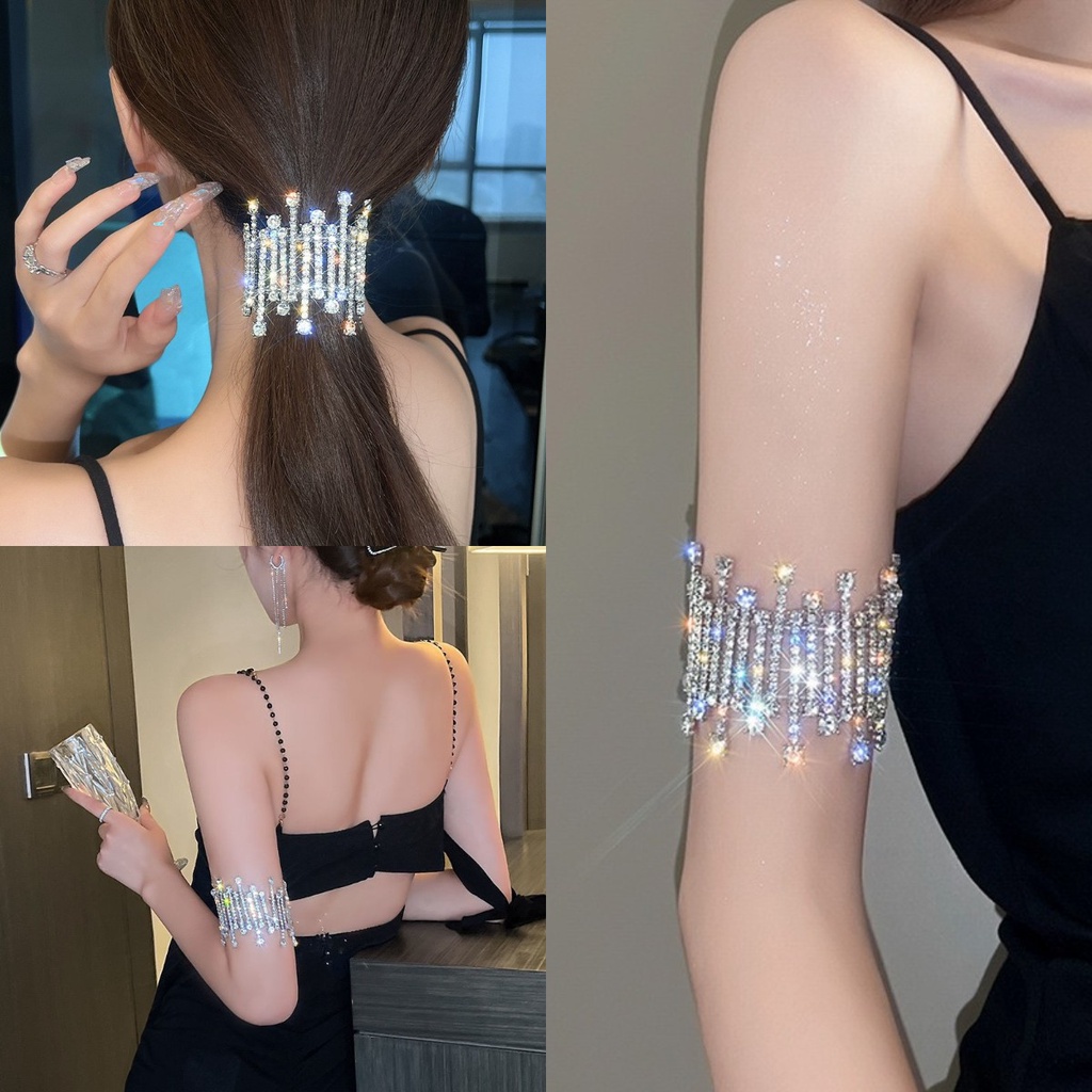 Toàn Bộ Vòng Tay Đính Đá Pha Lê Sang Trọng Cho Nữ