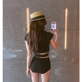 Bộ đồ bơi nữ  2 mảnh croptop thun lạnh đẹp