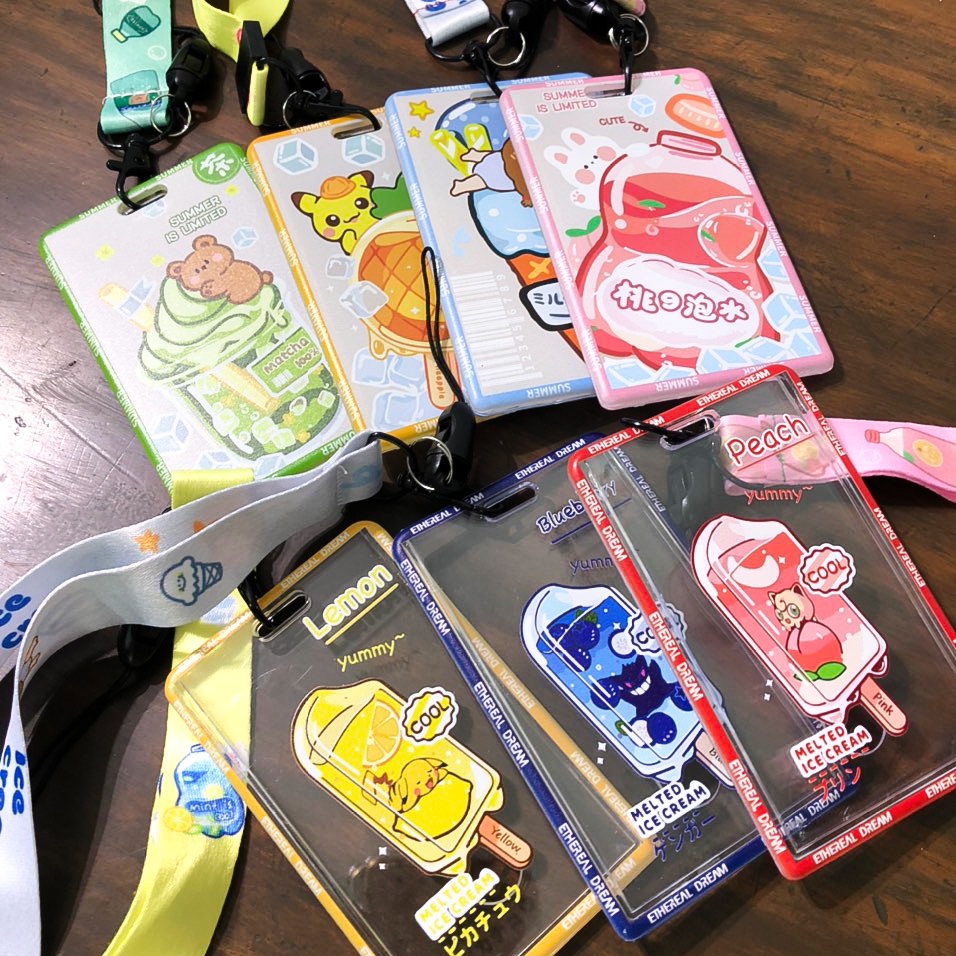 Bảng Tên Mica Đựng Thẻ, Bảng Tên Học Sinh Dễ Thương Cute