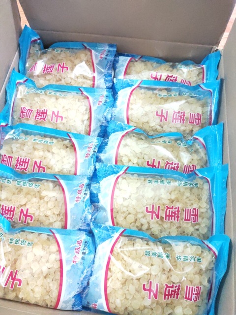 500gr Tuyết yến, Bồ mễ (Tuyết liên tử), Nhựa đào, Lệ đào