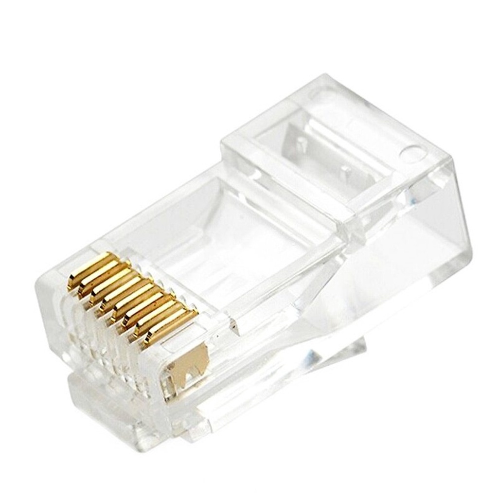 Bộ hạt bấm mạng RJ45 loại thường (Bịch 100 hạt mạng )