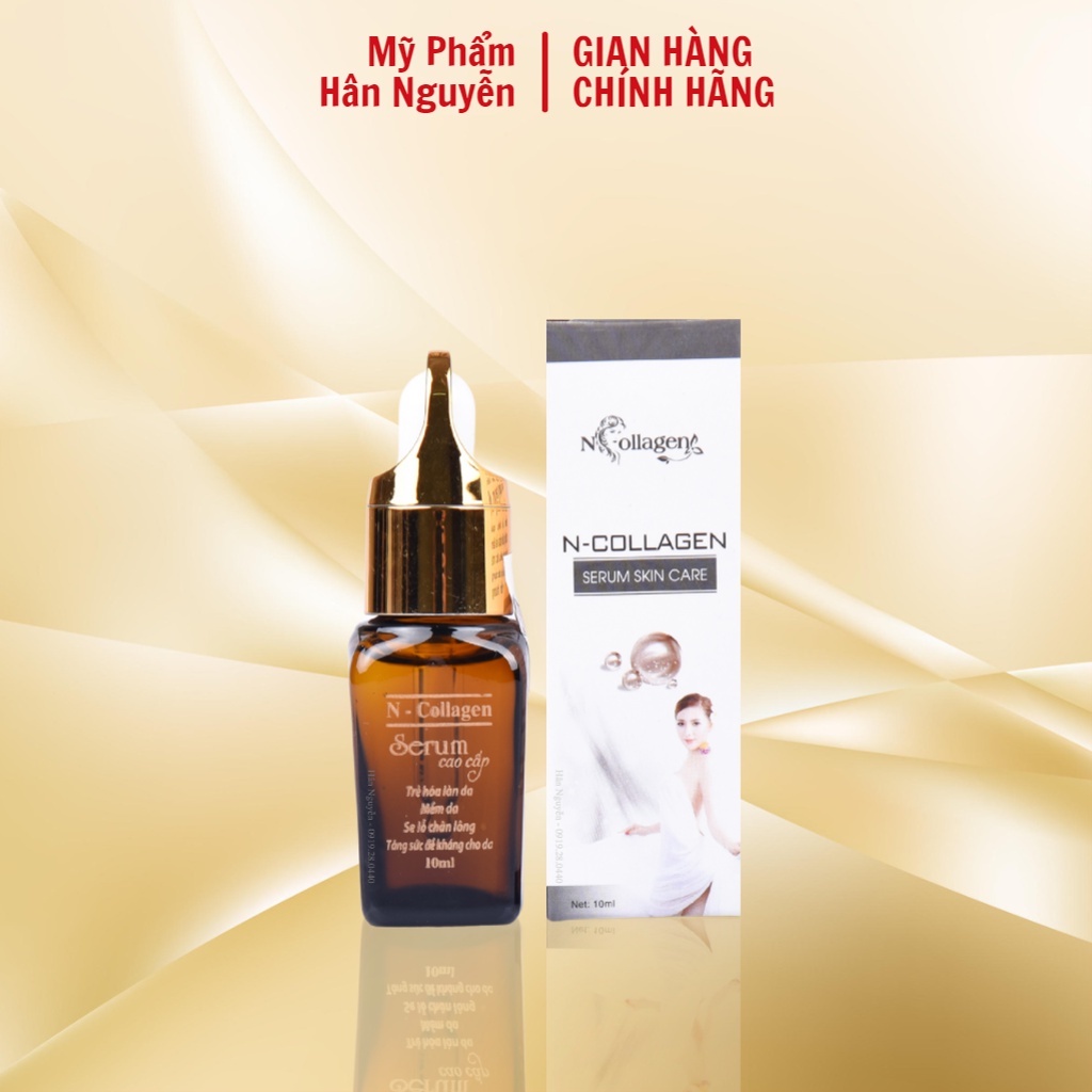 Serum cao cấp dưỡng ẩm trắng da Ncollagen Hân Nguyễn 10ml