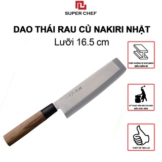 Dao Thái Rau Củ Nakira Nhật Super Chef Cán Gỗ Siêu Sắc Bén Dao_8