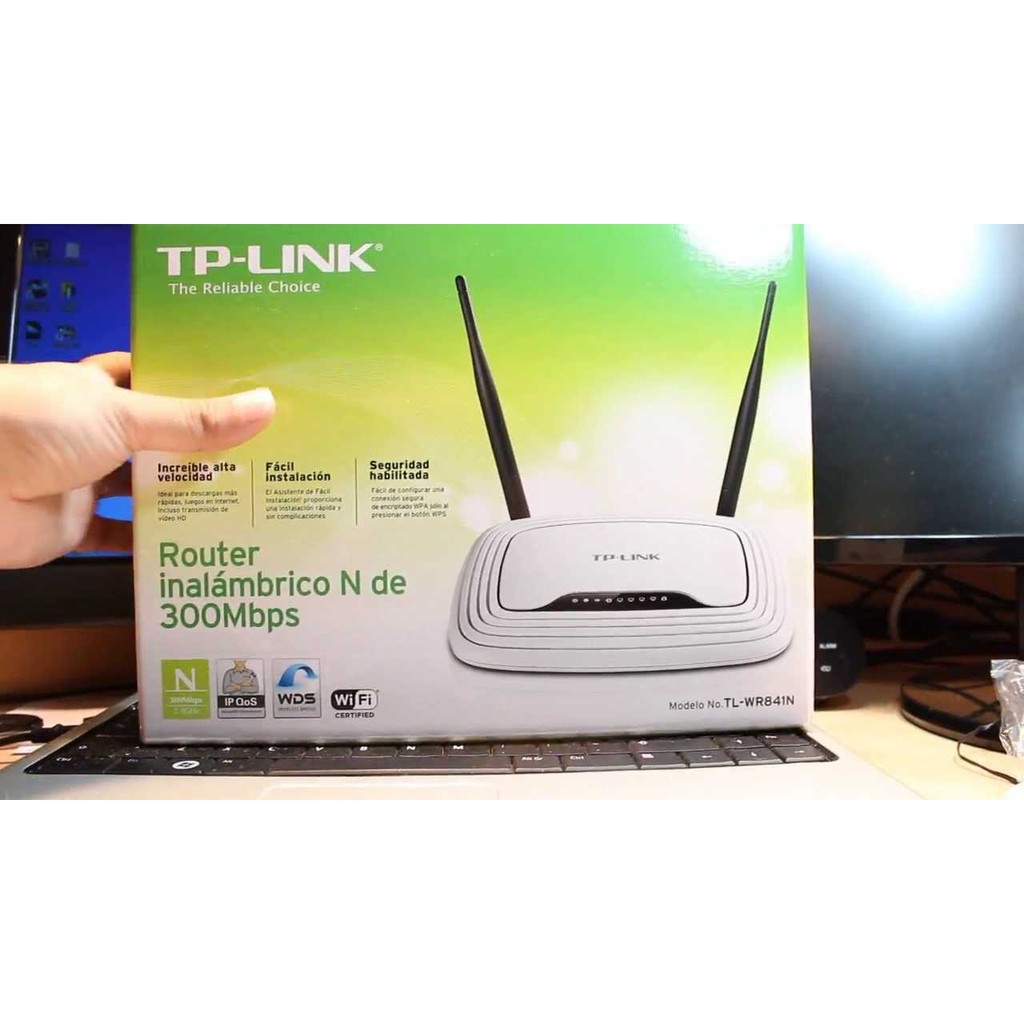 [Kho phụ kiện] Thiết bị phát sóng wifi TP link 841 2 râu