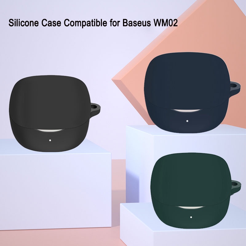 Vỏ Silicone Bảo Vệ Hộp Sạc Tai Nghe Không Dây Baseus WM02 Cho Baseus Bowie WM02 TWS 5.3
