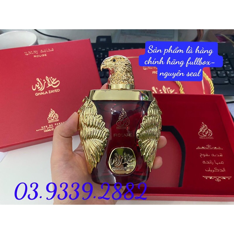 Nước Hoa Dubai Đại Bàng Đỏ - Ghala zayed Rouge | Thế Giới Skin Care