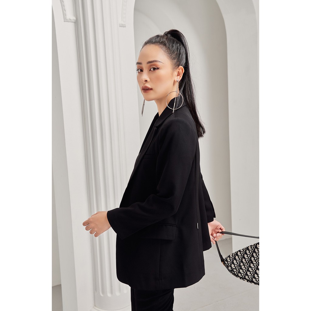 [Mã FAMALLT5 giảm 15% đơn 150k] Áo vest dài cổ bẻ 1 cúc - 20Again | BigBuy360 - bigbuy360.vn