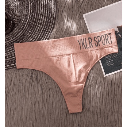 [Ảnh thật] Quần lót lọt khe nữ YKLR Sports chất liệu Cotton sexy M3