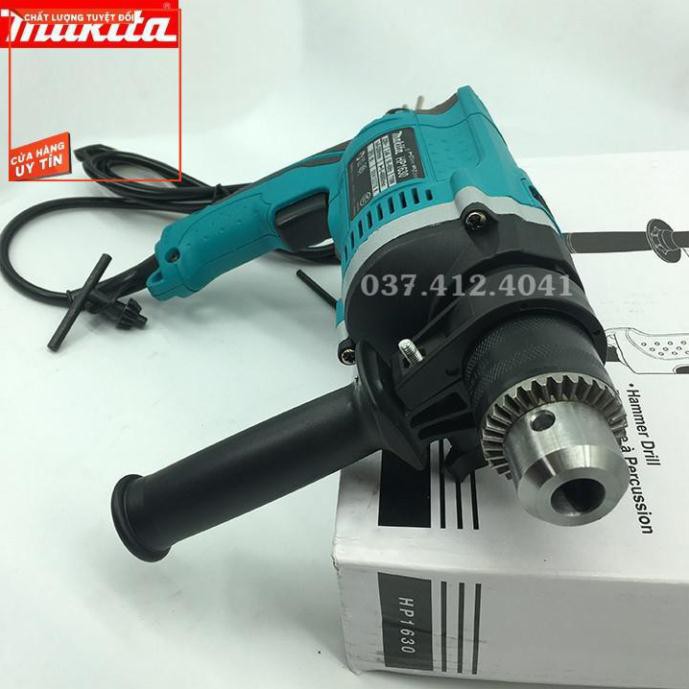 Máy khoan bê tông MAKITA 13mm HP1630, TẶNG 1 Mũi Khoan, Khoan Điện 710W, Máy khoan Diện Lõi đồng