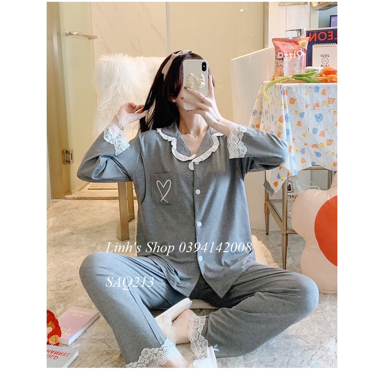 Bộ Bầu Dài Tay Sau Sinh-SAQ133