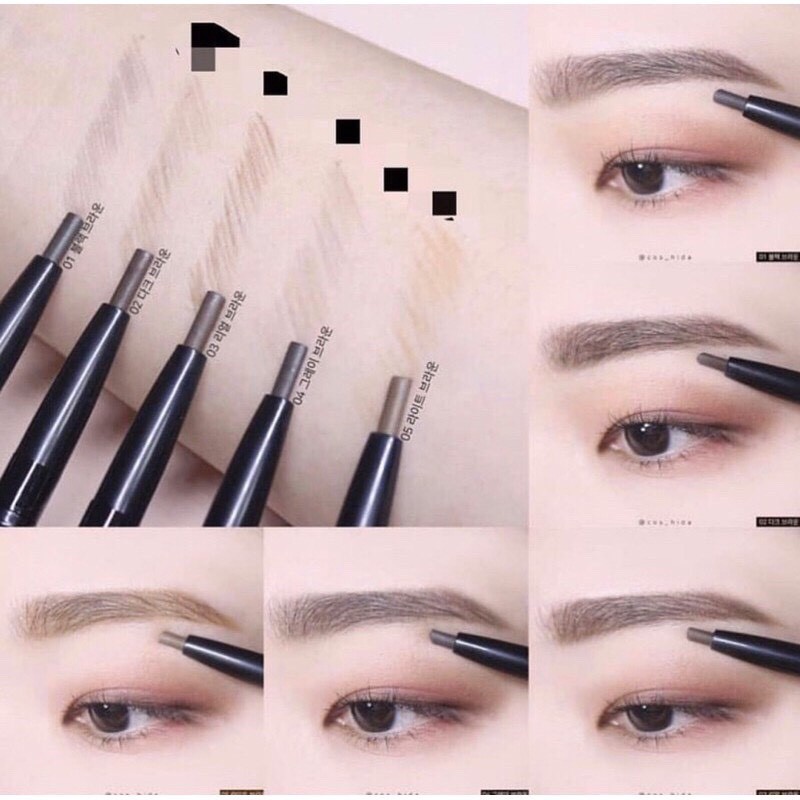 Chì kẻ mày nét mảnh Karadium Auto Eyebrow Pencil 0.18gr | BigBuy360 - bigbuy360.vn