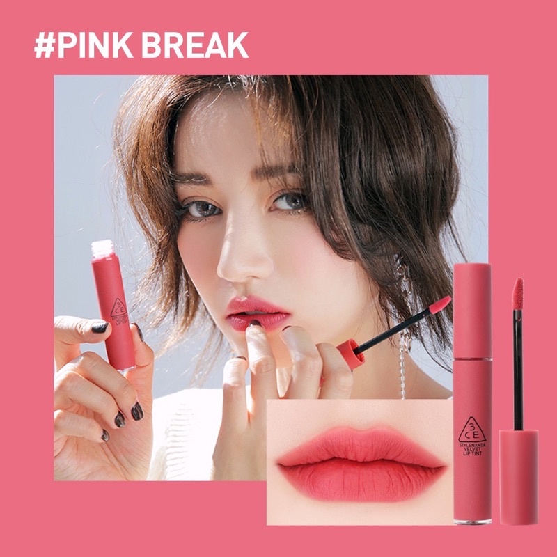 [Đủ Bill] Son Kem Lì 3CE Velvet Lip Tint Mịn Mượt Chính Hãng 4g