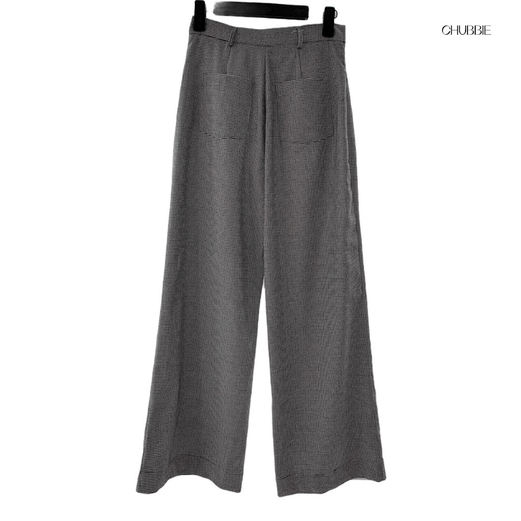 QUẦN KAKI SUÔNG VẢI KẺ NHỎ CHUBBIE - CHUBBIE CHECKED PANTS | BigBuy360 - bigbuy360.vn