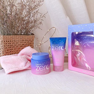SET TẨY TRANG + SỮA RỬA MẶT + BĂNG ĐÔ CLEAN IT ZERO BANILA CO