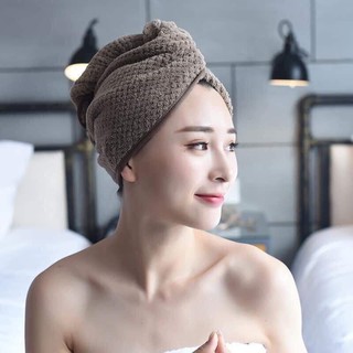 Khăn quấn đầu làm khô tóc