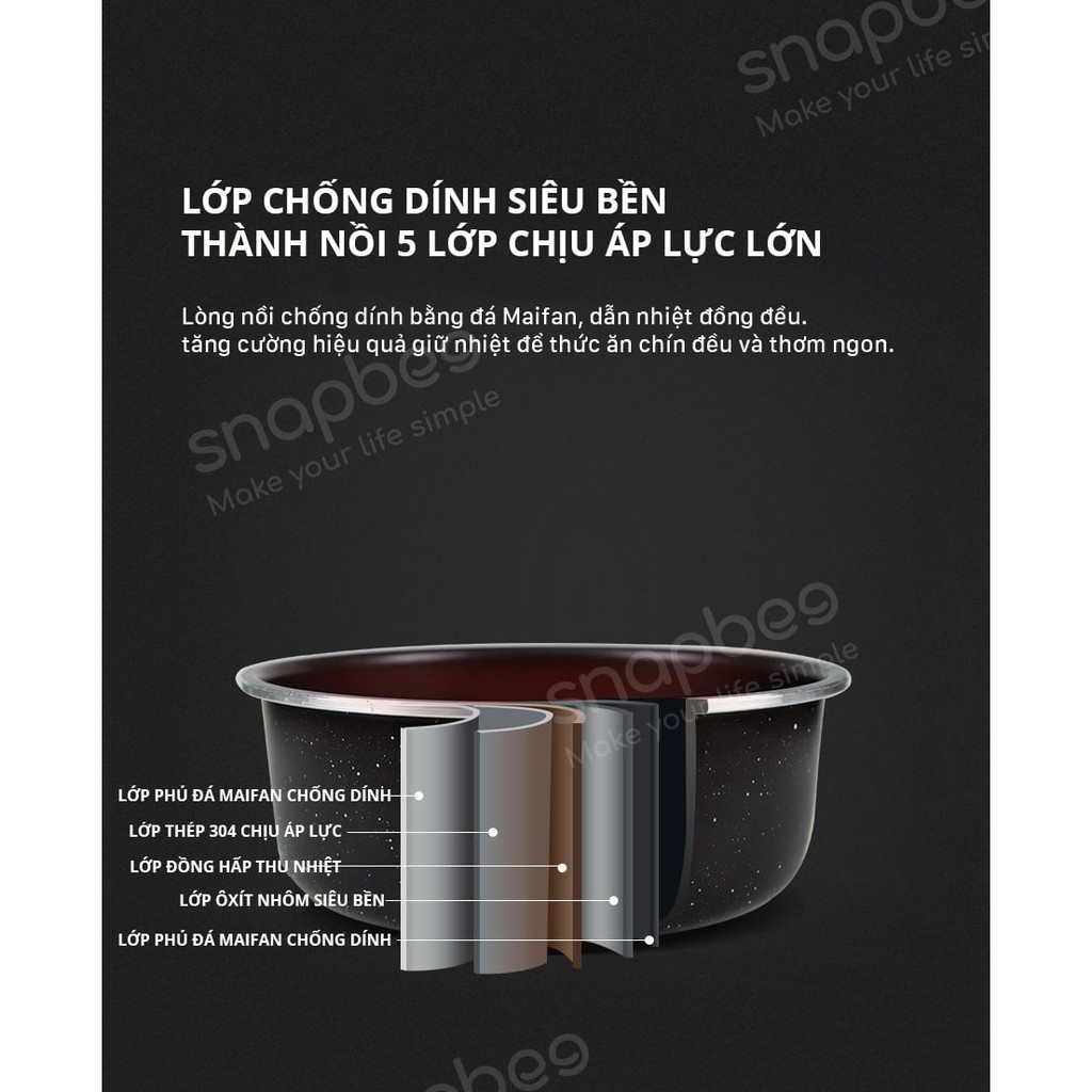 NỒI ÁP SUẤT ĐA NĂNG CHEF&amp;CHEF CH-689VN 4 LÍT CHÍNH HÃNG NỘI ĐỊA TRUNG