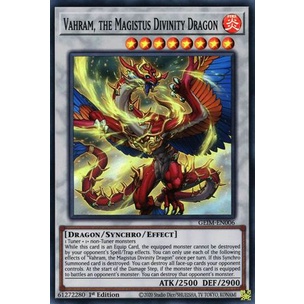 Thẻ bài Yugioh - TCG - Vahram, the Magistus Divinity Dragon / GEIM-EN006'