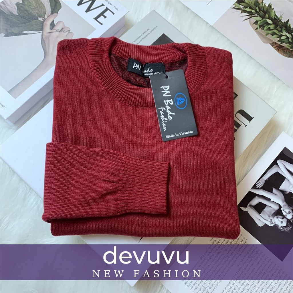 Áo len nam cổ tròn Hàn Quốc LENVIE len cotton thô form đẹp AL21