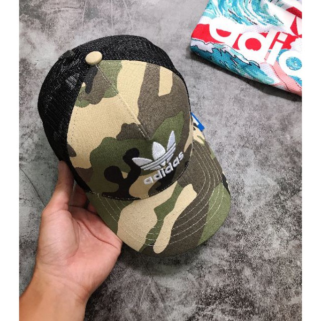 Mũ adidas lưỡi trai lính lưới sau xuất dư 💝