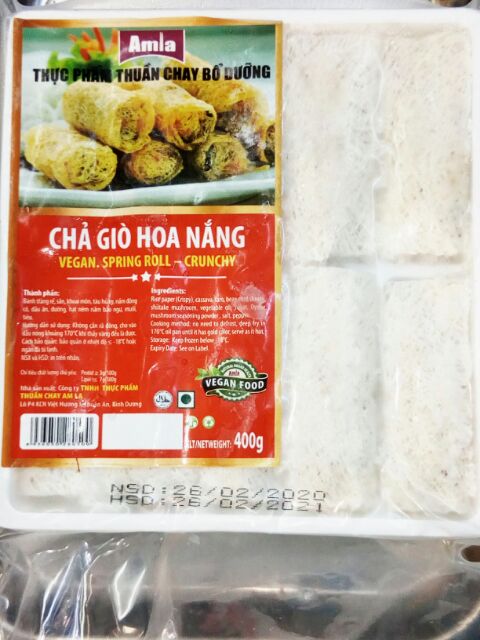 THỰC PHẨM CHAY CHẢ GIÒ CHAY AMLA | BigBuy360 - bigbuy360.vn