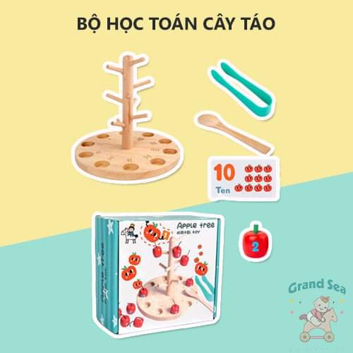 Bộ Giáo Cụ Học Toán cho bé theo phương pháp Montessori - Nhựa Việt Nhật