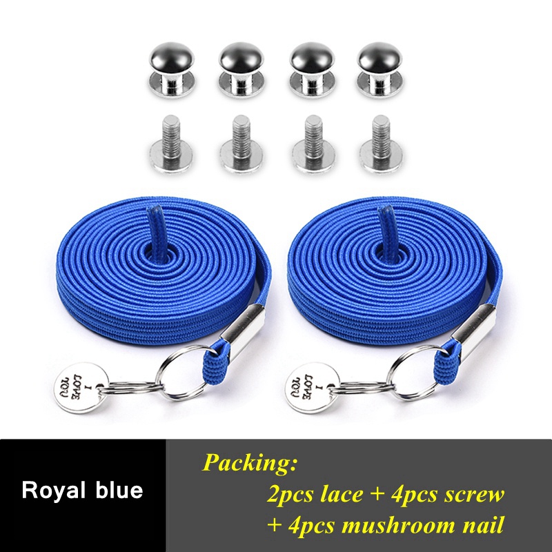 1 Cặp Dây Giày Thể Thao Không Cần Buộc Co Giãn Cho Người Lớn Và Trẻ Em 1 Giây