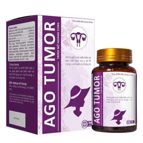 [CHÍNH HÃNG] Ago Tumor - Hỗ trợ giảm sự phát triển của u xơ
