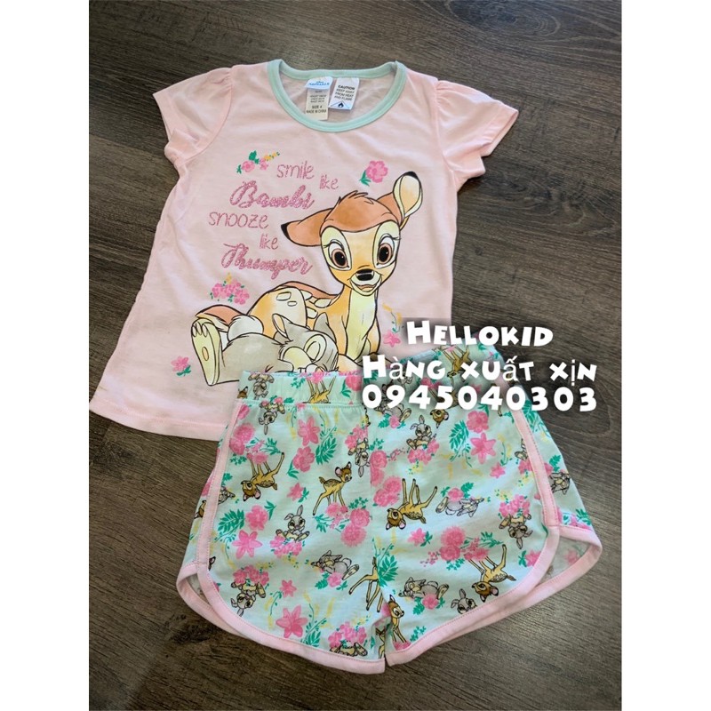 bộ cotton nai bambi