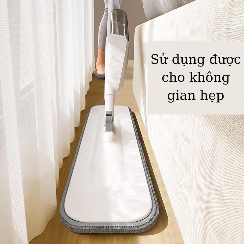 [HÀNG CAO CẤP] Cây lau nhà phun sương thông minh xoay 360 độ cán dài 125cm siêu sạch