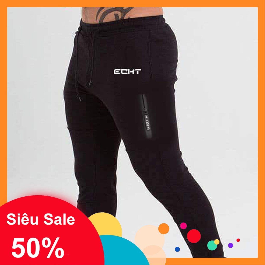 [GIẢM SẬP KHO] QUẦN JOGGER NAM MÀU ĐEN