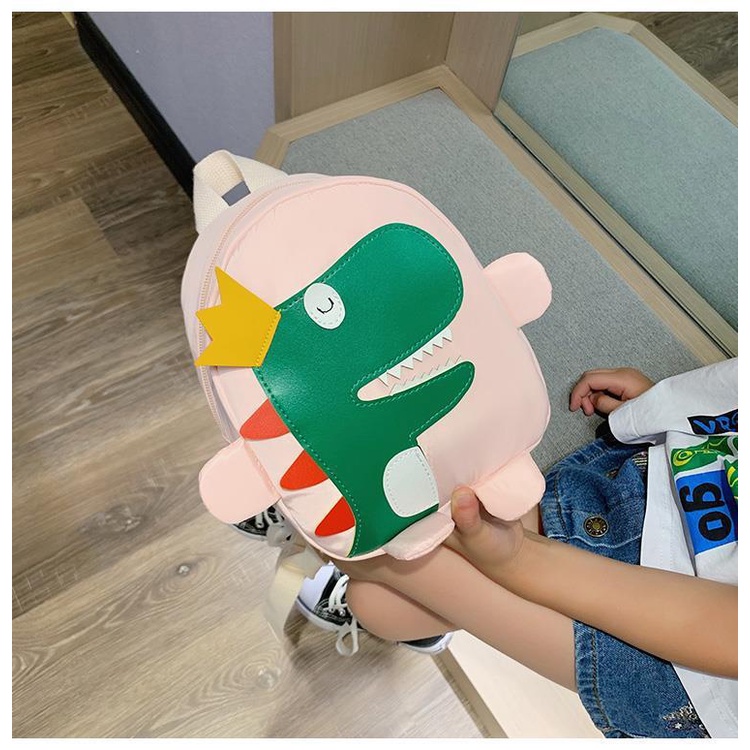 Balo đi học khủng long xanh dành cho các bé lớp mầm BL05