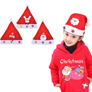 Mũ trùm đầu dệt kim hoạ tiết giáng sinh cho bé